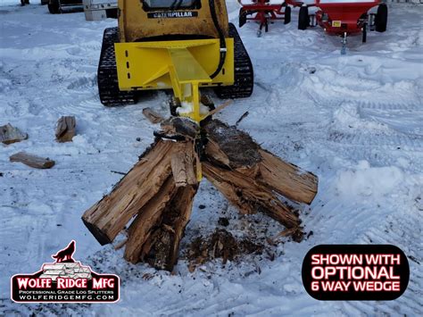 wolf ridge skid steer wood splitter|wolfe ridge wood splitter prices.